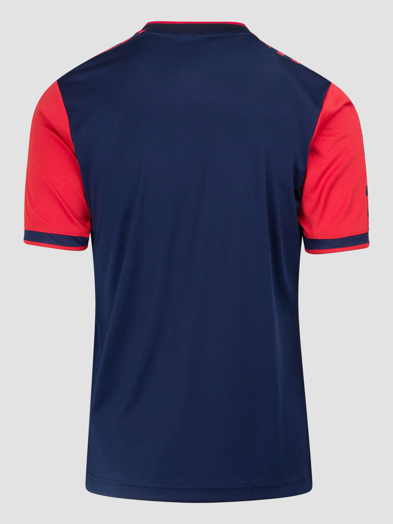 Meyba Men's Navy & Red Alpha Football Match Jersey - back image