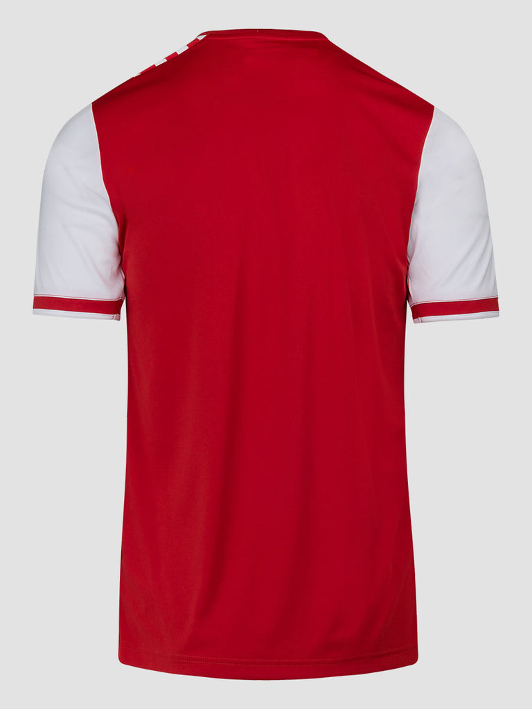 Meyba Men's Red & White Alpha Football Match Jersey - back image