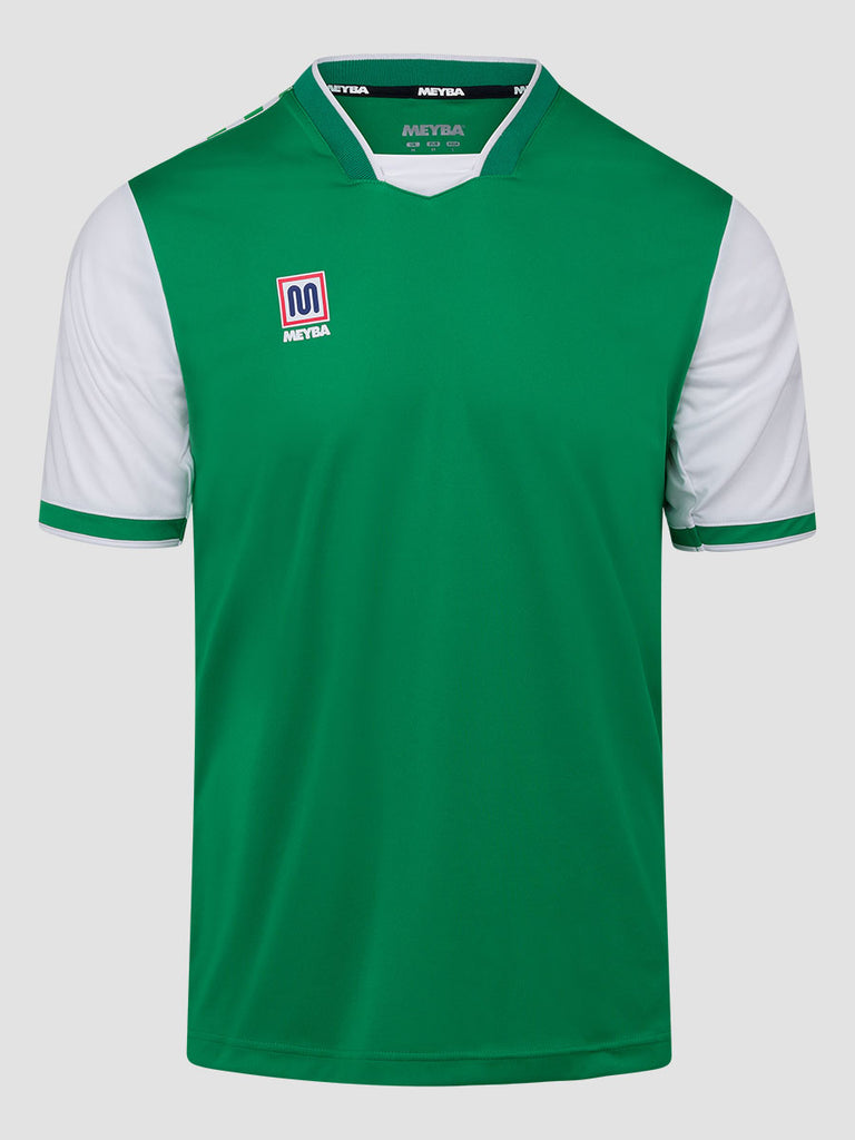 Meyba Men's Green & White Alpha Football Match Jersey - front image