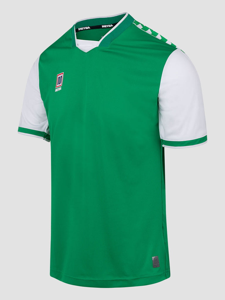 Meyba Men's Green & White Alpha Football Match Jersey - side image