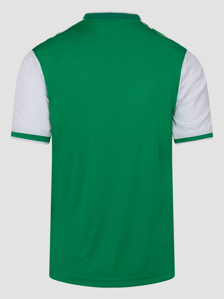 Meyba Men's Green & White Alpha Football Match Jersey - back image