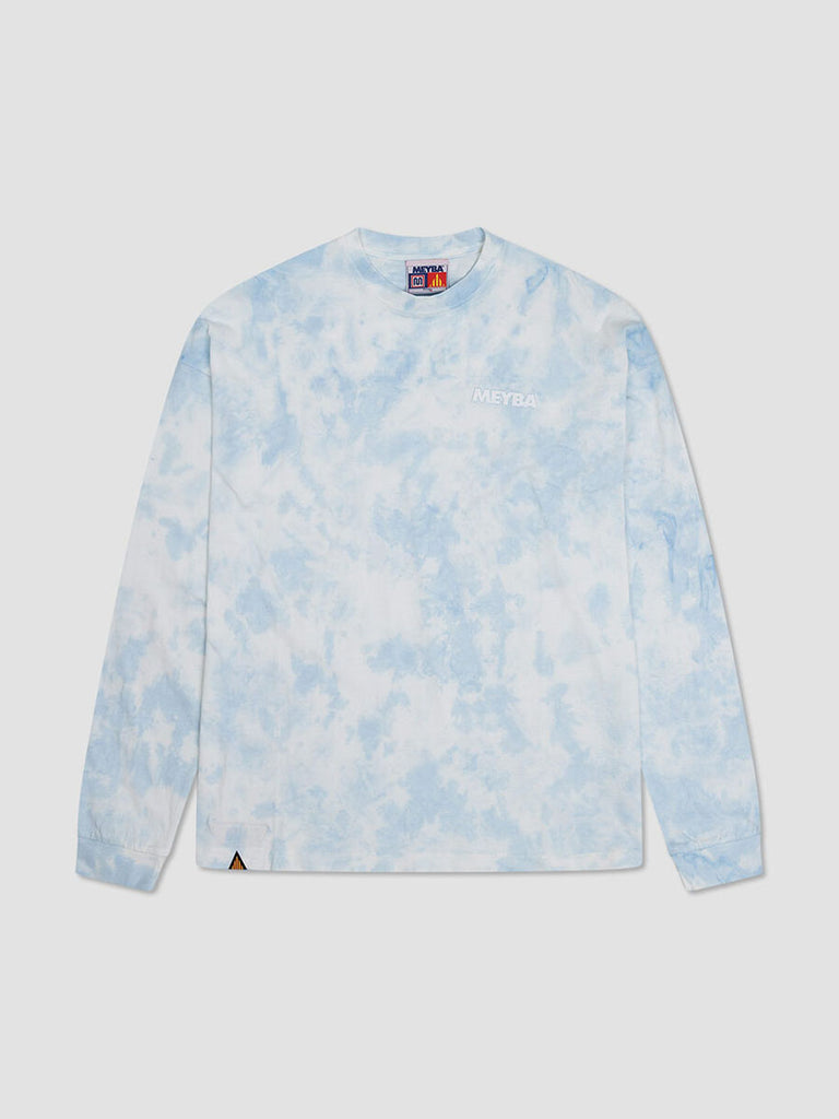 Meyba Long Sleeve Cloud Dyed Tee - Ancient Water Front