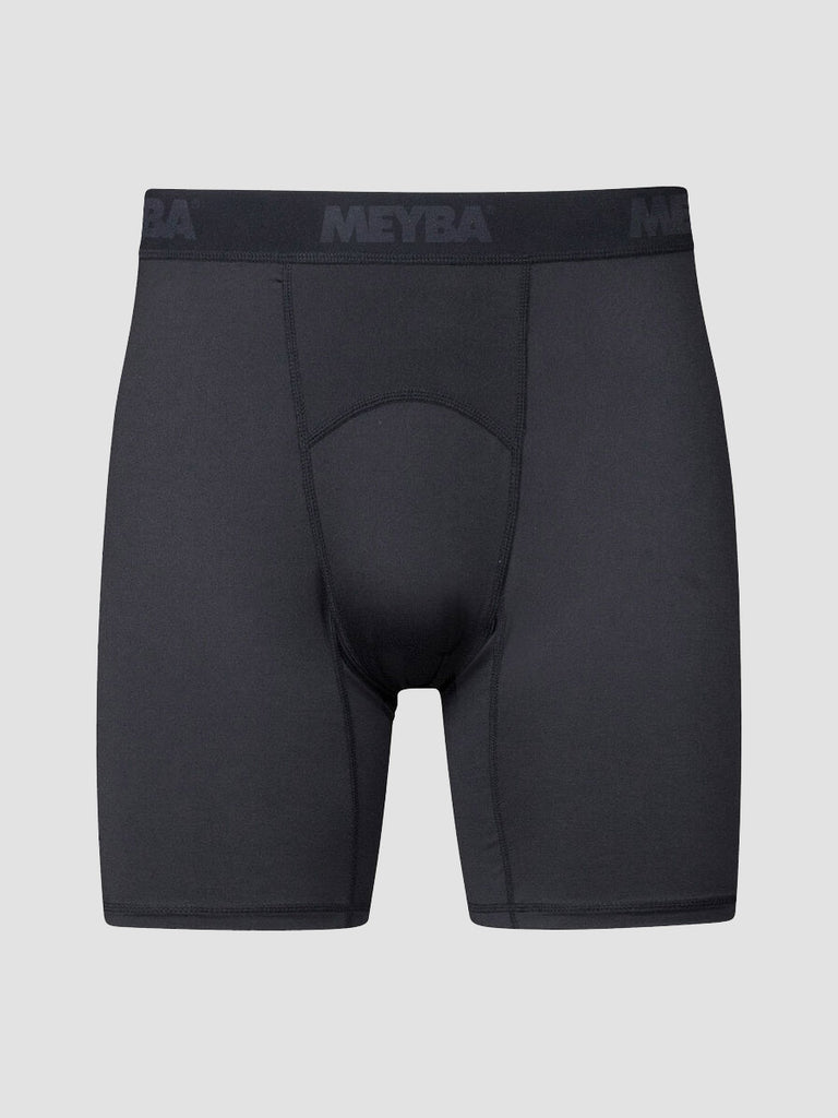 Meyba Men's Black Football Base Layer Shorts