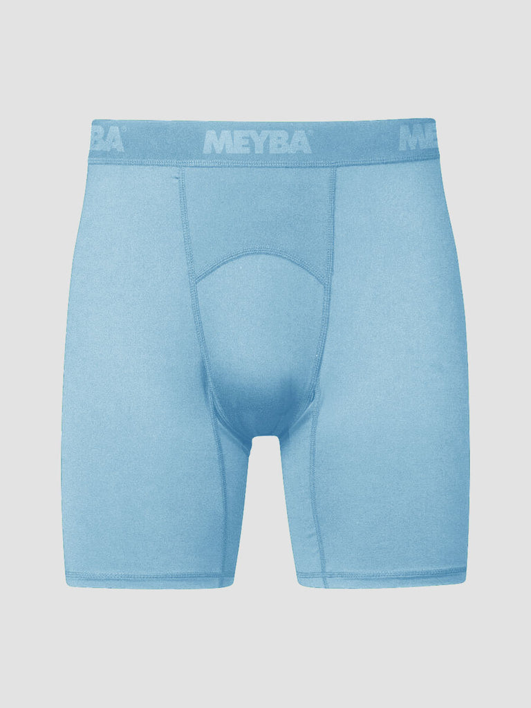 Meyba Men's Sky Blue Football Base Layer Shorts